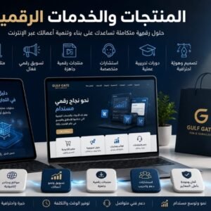 باقة تصميم المواقع الإلكترونية من شركة Gulf Gate للخدمات الرقمية
